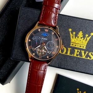 OLEVS 6652 Waterproof Luminous Mechanical Automatic Fashion Watch for Men
